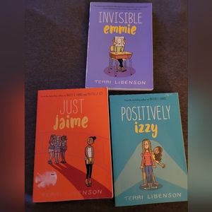 Terri Libenson books: Positively Emma, Just Jamie and Invisible Emmie